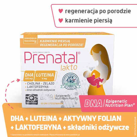 Prenatal Lakto kapsułki, 60 sztuk (30 + 30)