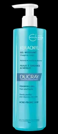 DUCRAY Keracnyl Żel pieniący do twarzy i ciała, 400ml