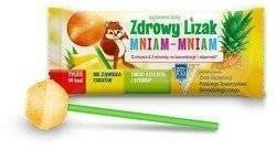 Zdrowy Lizak Mniam-Mniam smak ananasowy 12 witamin x 1sztuka