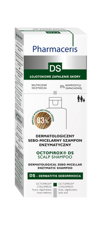 Pharmaceris Octopirox DS Dermatologiczny Sebo-micelarny szampon enzymatyczny, 125ml