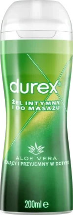 Durex 2w1 Żel intymny i do masażu Aloe Vera, 200ml