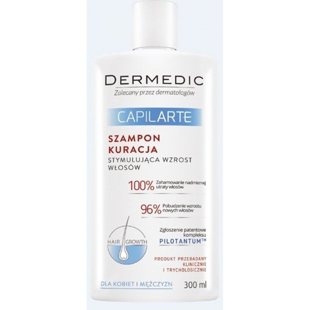 DERMEDIC CAPILARTE Szampon-kuracja stymulująca wzrost włosów 300 ml