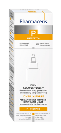 Pharmaceris P Ichtilix-Forte Płyn keratolityczny do owłosionej skóry głowy i ciała, 125ml