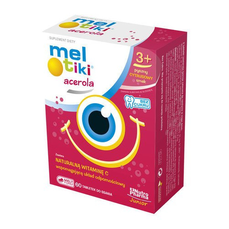 MELTIKI ACEROLA x 60 tabletek do ssania