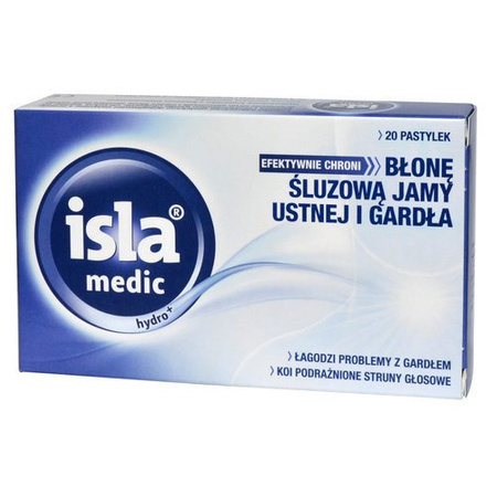 ISLA MEDIC HYDRO+ x 20 pastylek do ssania