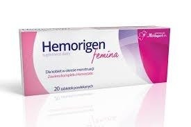 HEMORIGEN FEMINA x 20 tabletek powlekanych