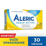 Aleric Deslo Active 5mg - tabletki ulegające rozpadowi w jamie ustnej, 30 sztuk
