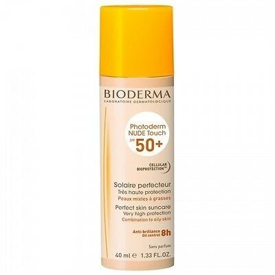 BIODERMA PHOTODERM NUDE Touch SPF50 ochronny podkład mineralny JASNY 40ml 