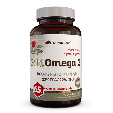 Olimp Gold Omega-3 1000mg, kapsułki 90 sztuk