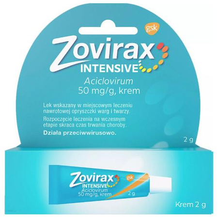 Zovirax Intensive krem na opryszczkę, 2 g
