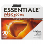 Essentiale Max 600mg kapsułki twarde, 90 sztuk