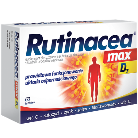 RUTINACEA MAX D3 x 60 tabletek