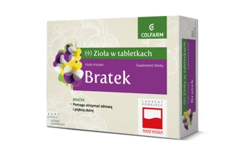 BRATEK x 30 tabletek powlekanych