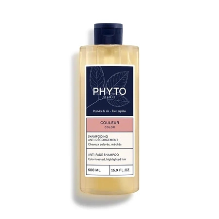 PHYTO Color Szampon chroniący kolor z peptydami ryżowymi, butelka 500ml