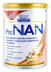 NAN PreNan mleko modyfikowane dla wcześniaków 400g