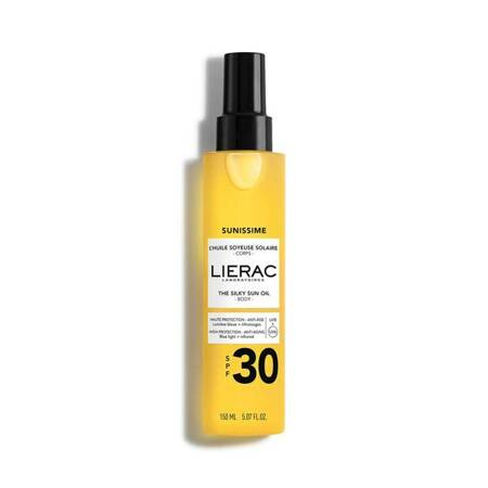 Lierac Sunissime Jedwabisty Olejek ochronny do ciała SPF30, Spray 150ml