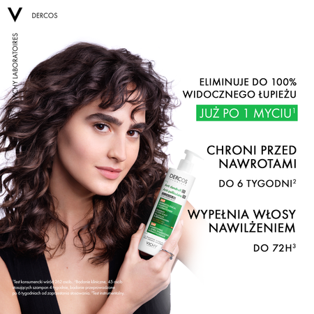 Vichy Dercos DS 2w1 Przeciwłupieżowy szampon z odżywką, 390ml