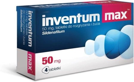 Inventum Max 50mg tabletki do rozgryzania i żucia, 4 sztuki