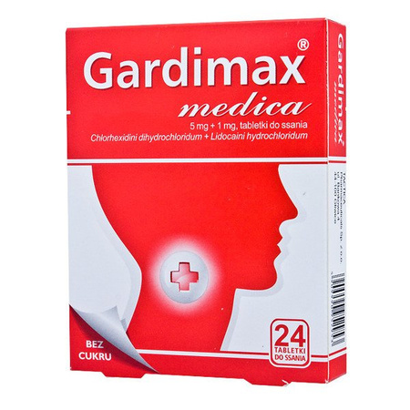 GARDIMAX MEDICA x 24 tabletki do ssania