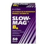 SLOW-MAG B6 x 50 tabletek dojelitowych