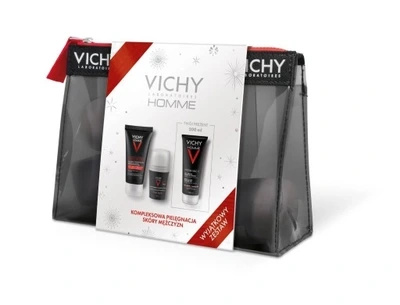 Vichy Homme Zestaw krem Structure Force + Antyperspirant w kulce 72h + Hydra MagC Żel