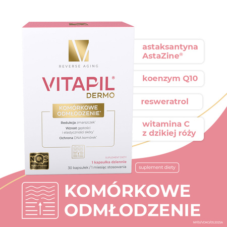 Vitapil Dermo Komórkowe Odmłodzenie kapsułki, 30 sztuk