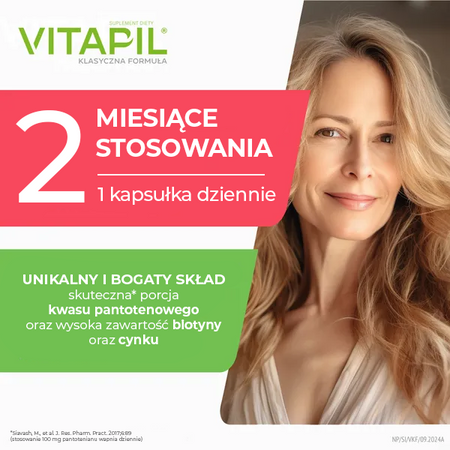 VITAPIL® klasyczna formuła kapsułki, 60 sztuk