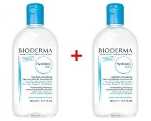 BIODERMA HYDRABIO H2O Płyn micelarny 2x500ml