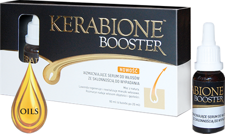 KERABIONE BOOSTER OILS Serum do włosów 4x20ml (80 ml)