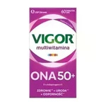 VIGOR multiwitamina ONA 50+ zestaw witamin i minerałów z ashwagandhą i reishi tabletki, 60 sztuk