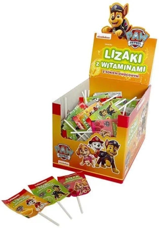 Lizaki Psi Patrol z witaminami - mix smaków, 100 sztuk Pharmasis