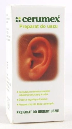 Cerumex preparat do higieny uszu płyn 15 ml