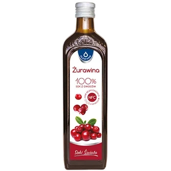 Oleofarm 100% Żurawina - sok z owoców 490ml Soki Świata