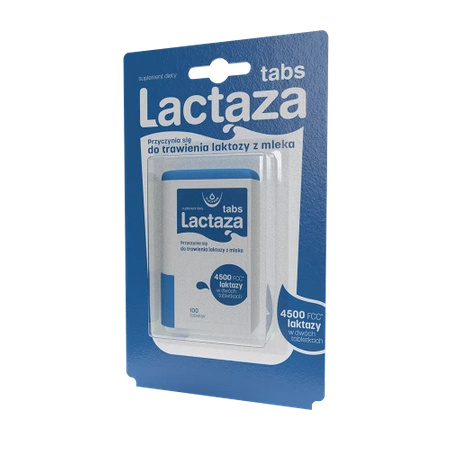 Lactaza TABS tabletki, 100 sztuk