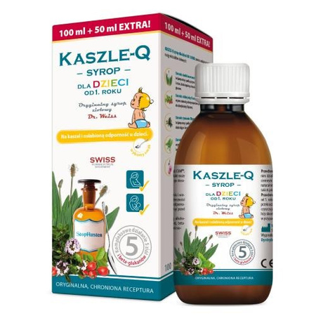 Kaszle-Q Syrop dla dzieci Dr. Weiss, 150 ml
