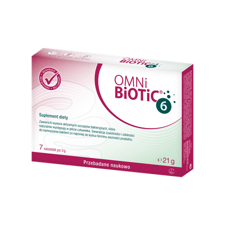 OMNi BiOTiC 6 - Probiotyk w saszetkach po 3g, 7 sztuk