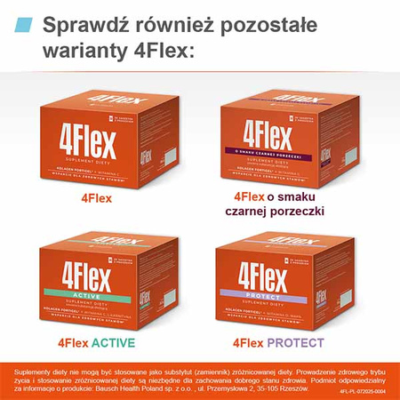 4Flex Complex kapsułki - Kolagen + Witamina C, Witamina D, Mangan i Miedź, 30 sztuk