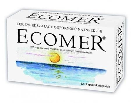 ECOMER 250mg x 120 kapsułek miękkich