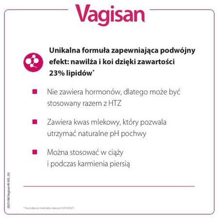 VAGISAN Cremolum globulki nawilżające 16 sztuk