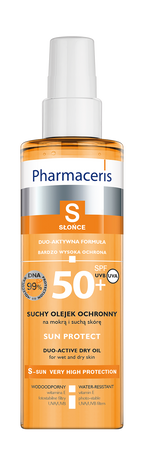 PHARMACERIS S SUN PROTECT Suchy Olejek ochronny SPF50+ 200ml