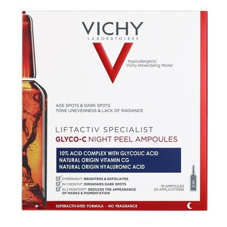 VICHY LIFTACTIV GLYCO-C Ampułki przeciw przebarwieniom x 10 sztuk