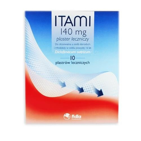 ITAMI 140 mg plaster leczniczy x 10 sztuk