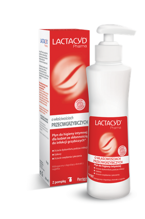 LACTACYD Pharma Płyn do higieny intymnej o właściwościach Przeciwgrzybiczych, 250ml