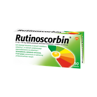 RUTINOSCORBIN (25 mg + 100 mg) x 90 tabletek powlekanych 