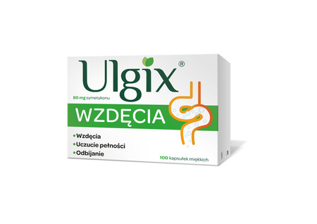 Ulgix Wzdęcia 80mg kapsułki miękkie, 100 sztuk