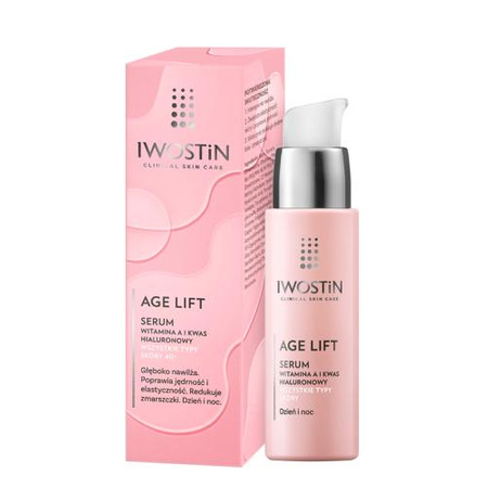 IWOSTIN Age Lift 40+ Serum z witaminą A i kwasem hialuronowym, 30ml