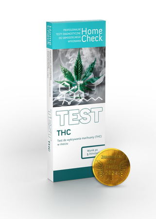 Test THC - test do wykrywania marihuany w moczu, Home Check, 1 sztuka