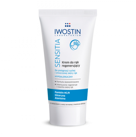 IWOSTIN SENSITIA Krem regenerujący do rąk 50ml