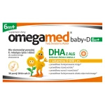 Omegamed® Baby+D, DHA z alg + witamina D 600j.m., kapsułki twist-off, 30 sztuk