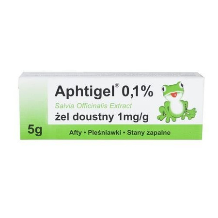 Aphtigel 0,1% żel do pielęgnacji jamy ustnej 5g